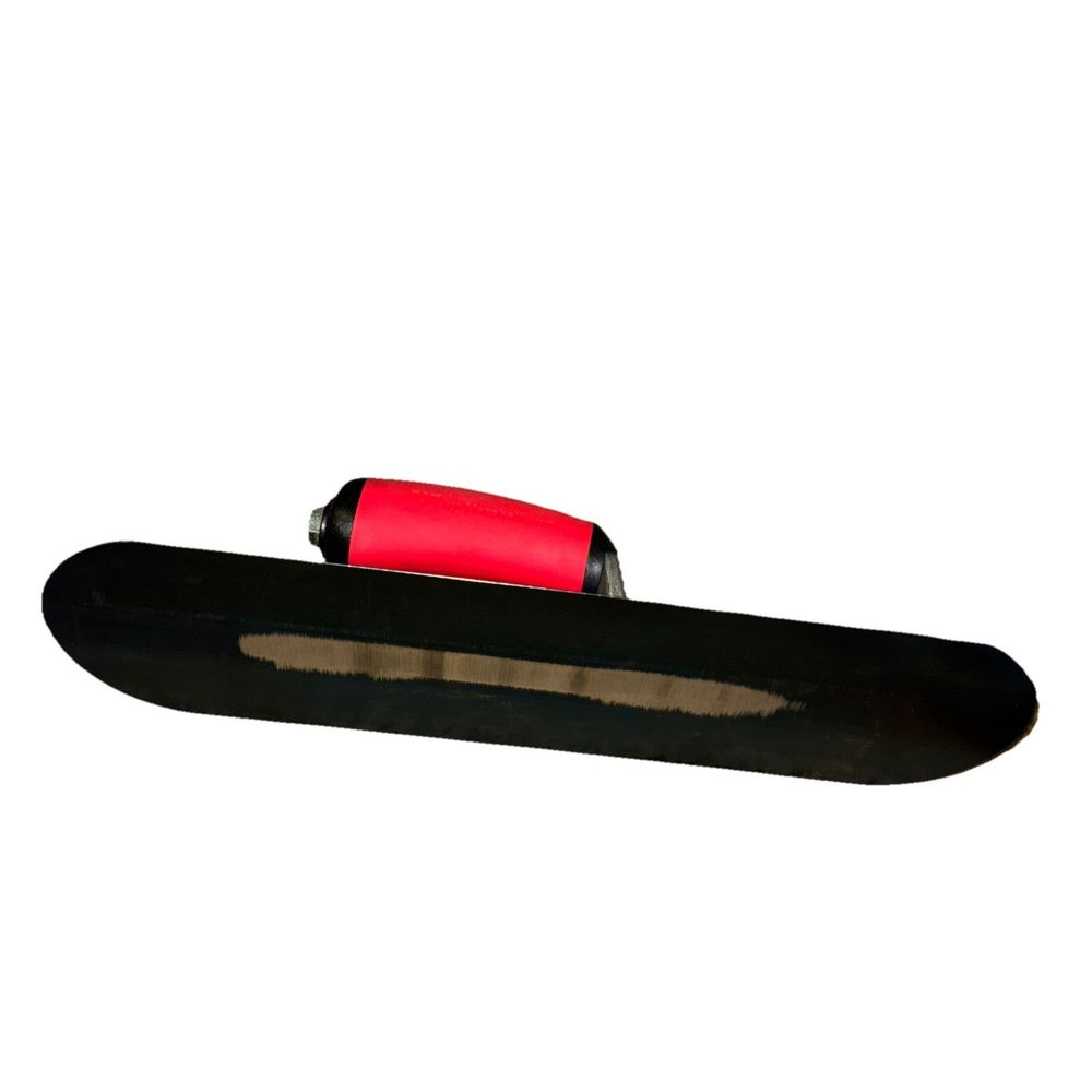 PT144BR Marshalltown 14 X 4 BS Pool Trowel-Resilient Hdl, DaveyDooDeals – a snowboard with a red handle on it