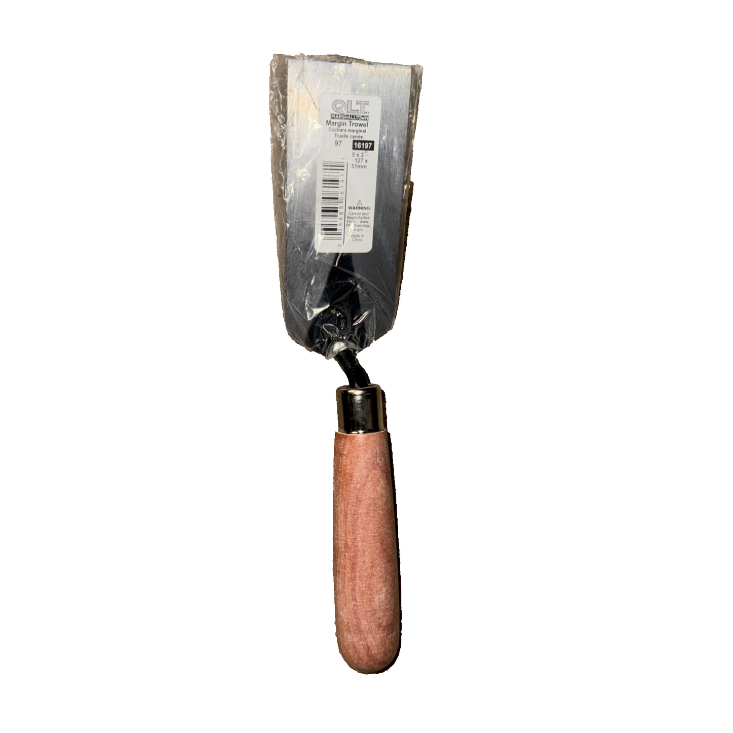 Marshalltown Masonry Margin Trowel, 5 Inches by 2 Inches, Carbon Steel Blade,