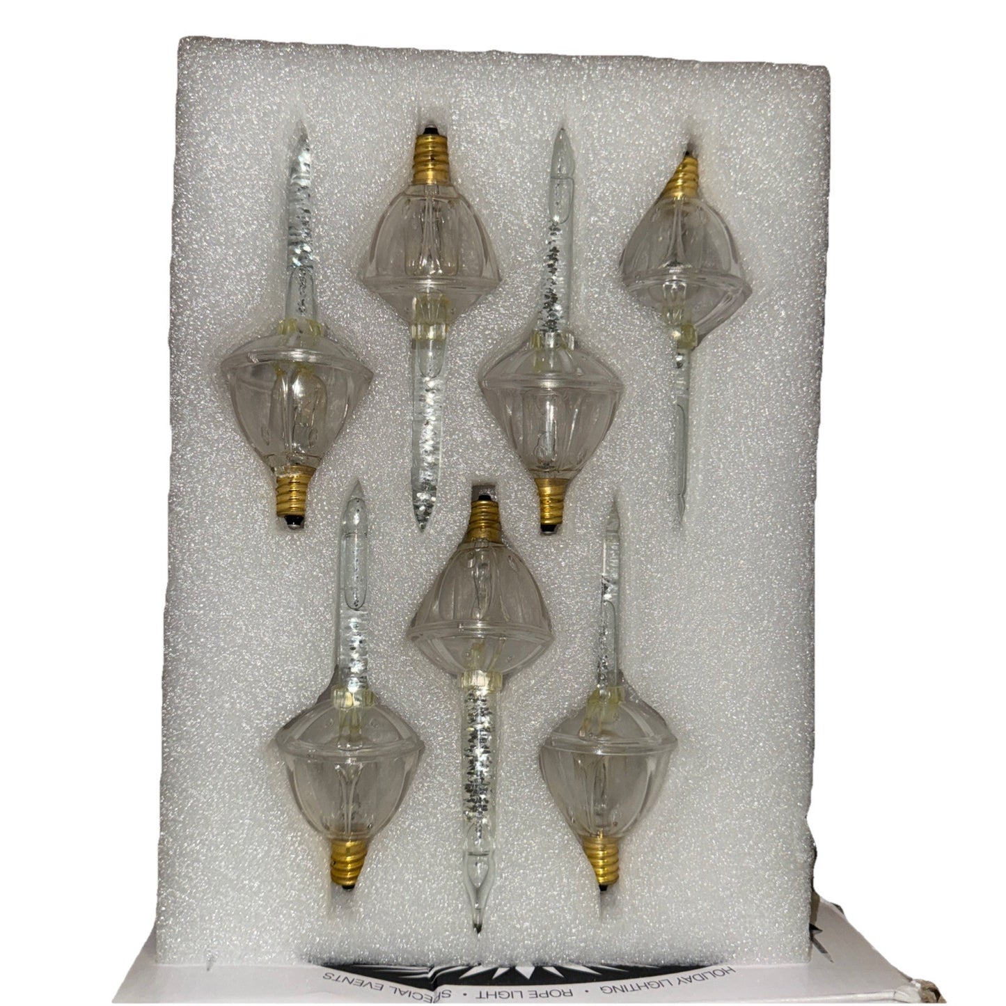 Novelty Lights Traditional Glitter Bubble Light Set, 6 Feet 7 Bulbs Clear Liquid