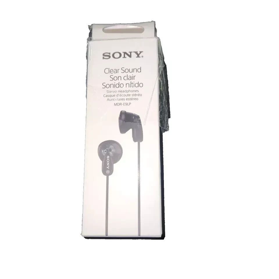 Sony MDR-E9LP Stereo Headphones | Lightweight, Comfortable, High-Quality Sound – sony earphones with mic and mic