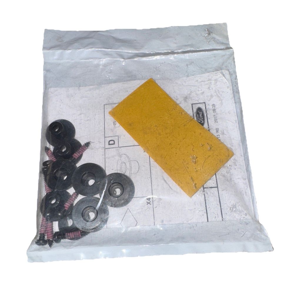 FORD PA01292 GENUINE OEM 2015-2020 FORD F-150 TAILGATE PROTECTOR, DaveyDooDeals – a piece of yellow tape and a piece of black tape