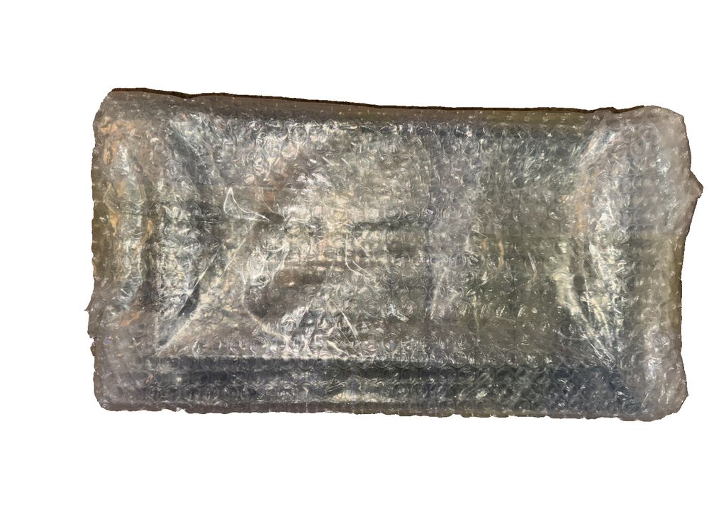 Jaspertronics™ Replacement AutoFilter Air Filter Cartridge for select Christie – a piece of silver foil on a white background