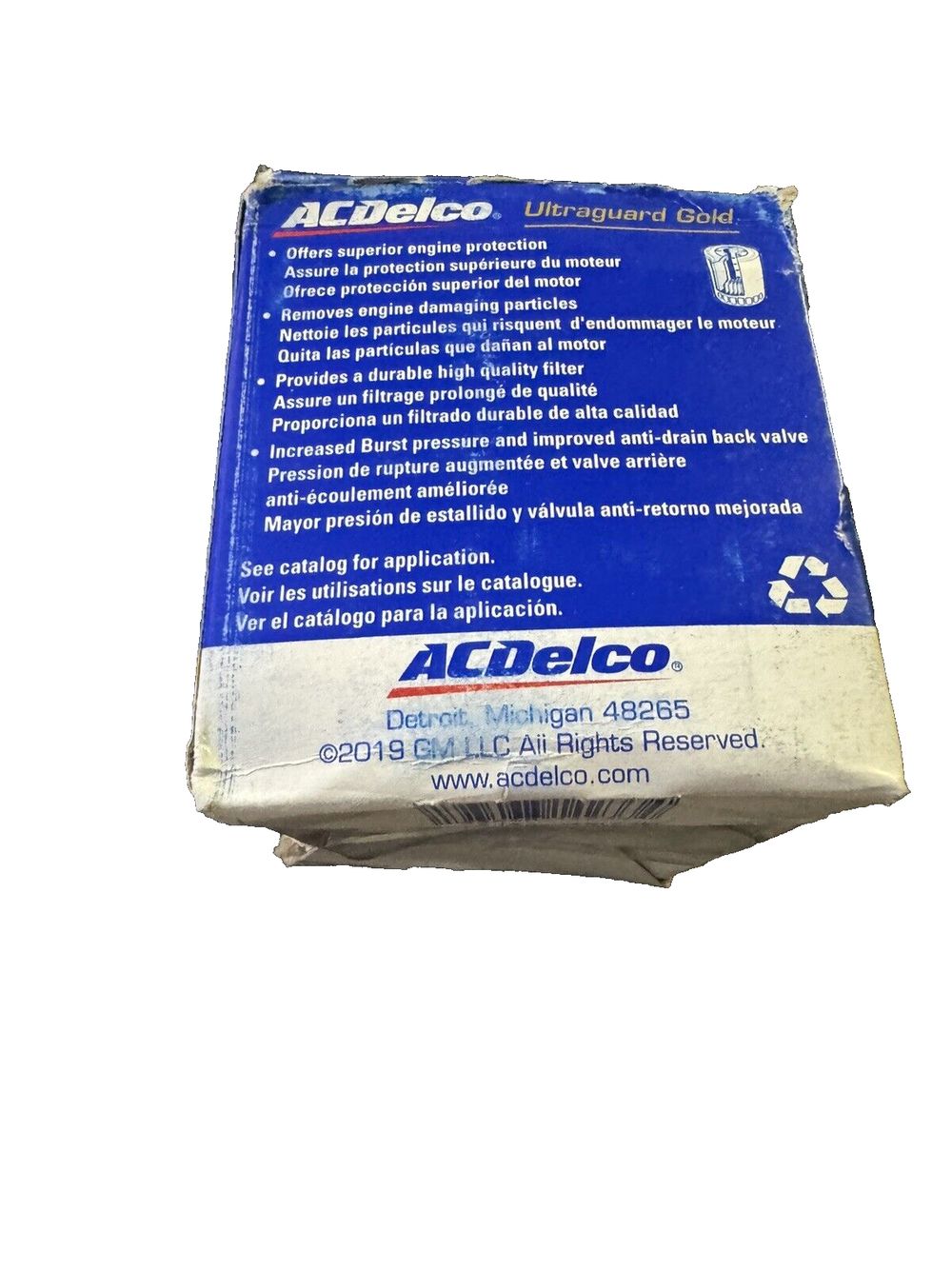 ACDelco Gold UPF66R Specialty - Ultraguard Engine Oil Filter – aceo - a0 - a0 - a0 - a0 - a0 - a