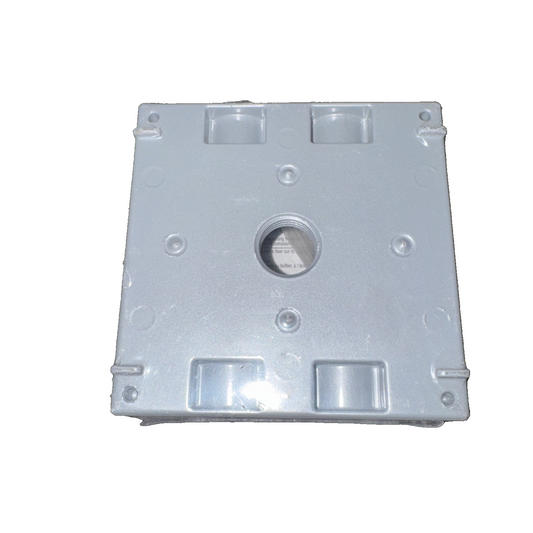 Red Dot 2IH5-1 Device Outlet Box, 2 Gang, 5 Hub