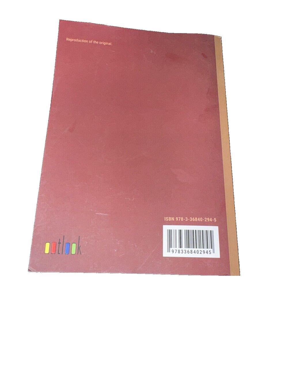 Essays in Little: in large print, DaveyDooDeals – a red hardcover book with a white background