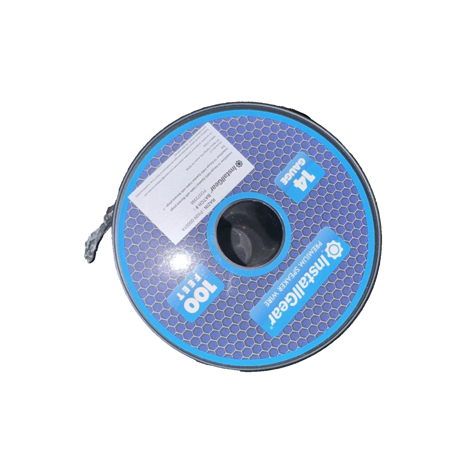 InstallGear 14 Gauge AWG Speaker Wire 100ft True Spec Soft Touch Cable