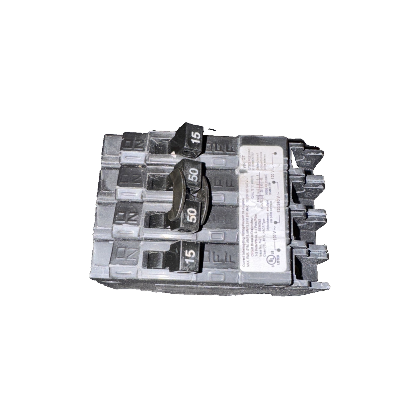 Siemens Q21550CT Quad Circuit Breaker