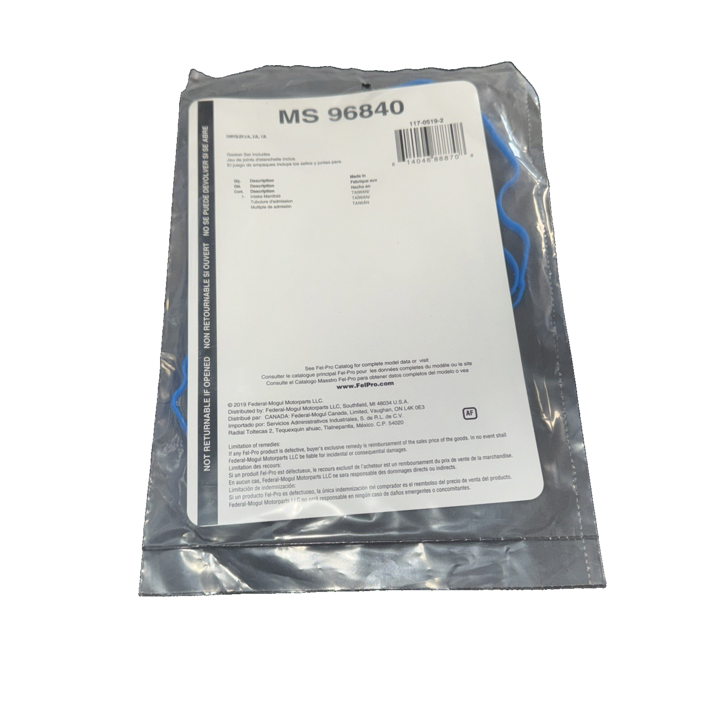 FEL-PRO MS 96840 Intake Manifold Gasket Set