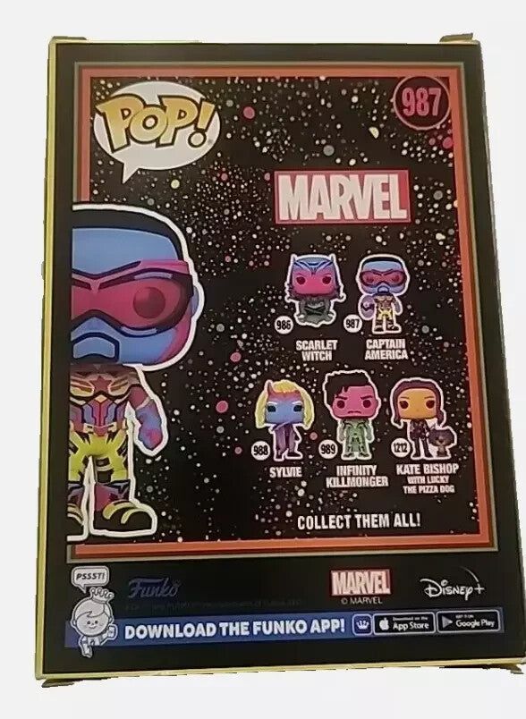 Funko Pop Captain America #987 Blacklight The Falcon & Winter Soldier – funko pop pop marvel pop - off pop - off pop - off pop - off pop -