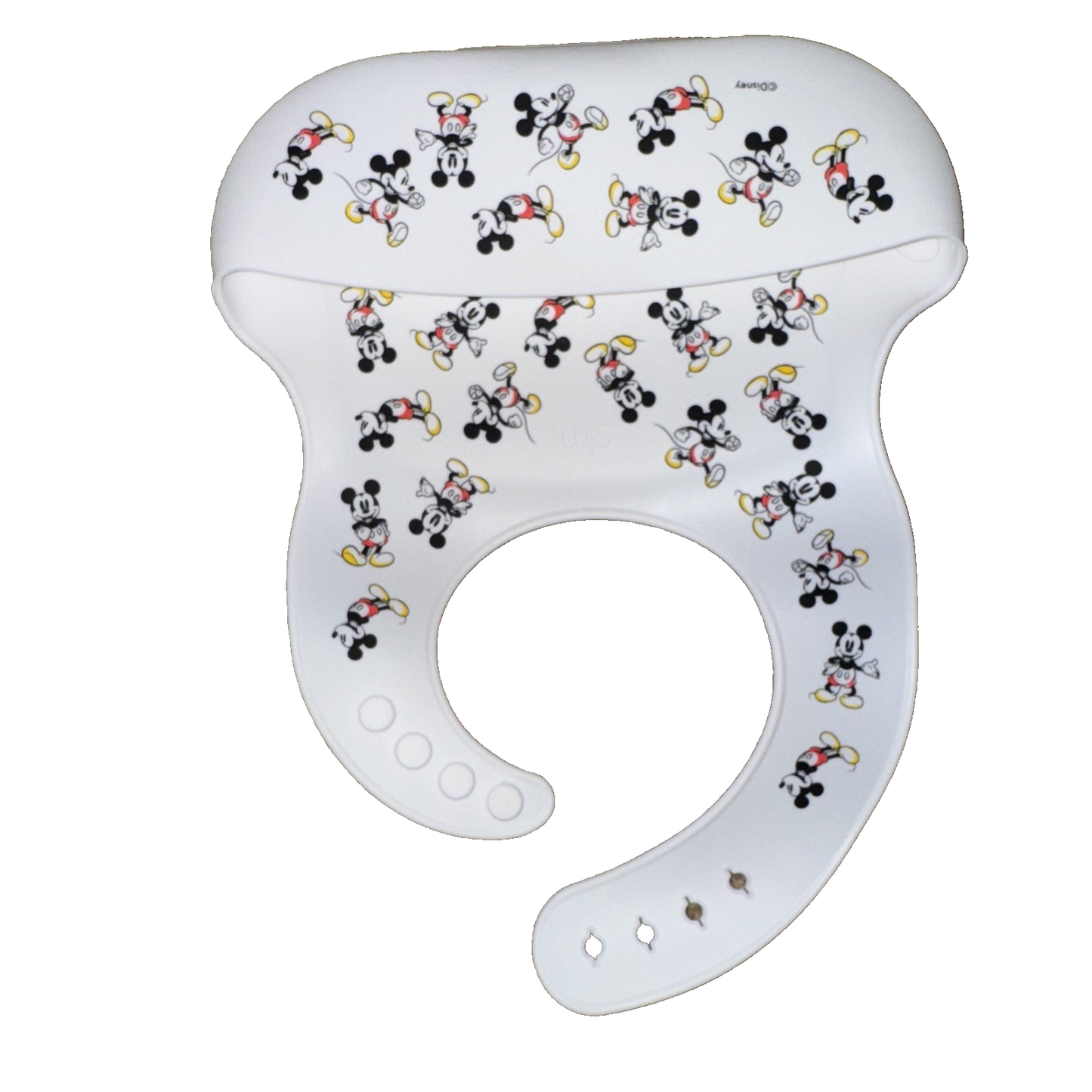 Simple Modern Silicone Bib For Babies, Toddlers | Lightweight - Mickey Mouse