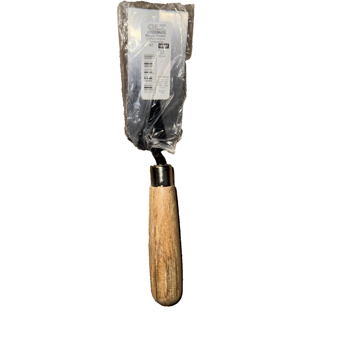 Marshalltown Masonry Margin Trowel, 5 Inches by 2 Inches, Carbon Steel Blade,