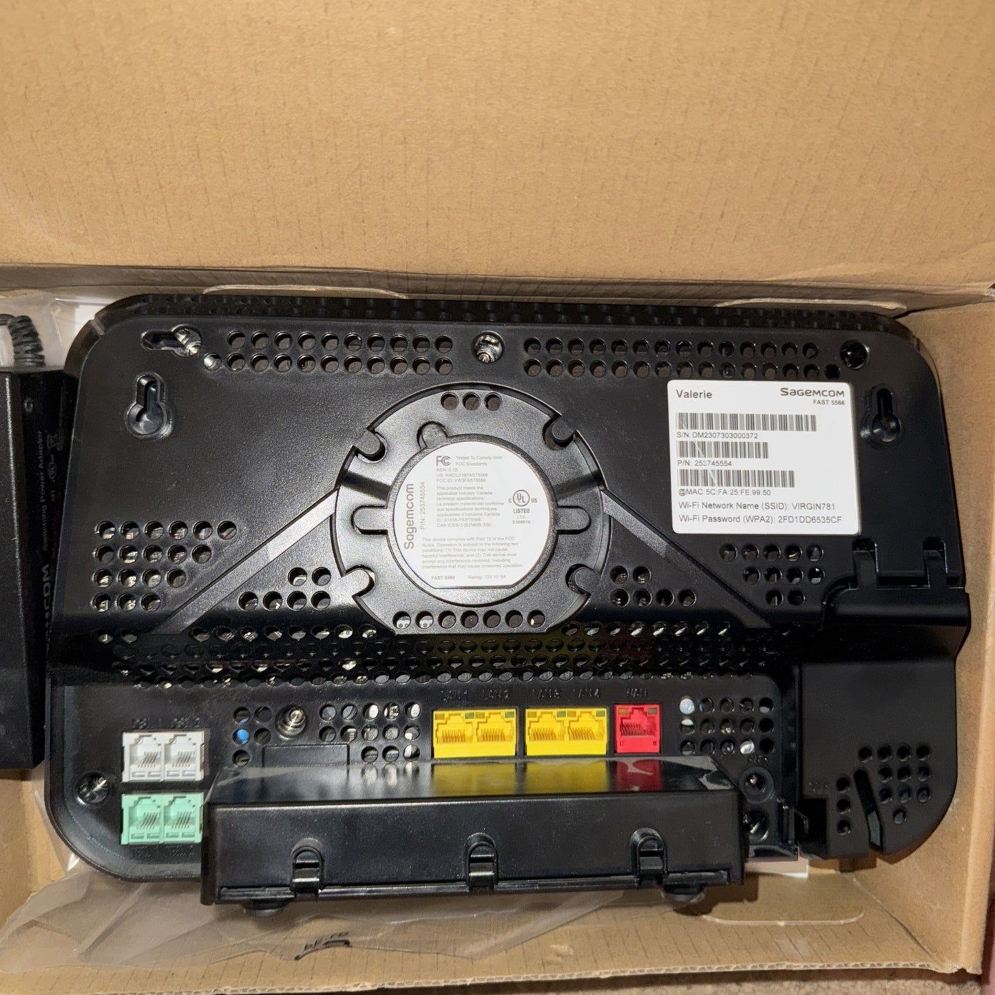 SageMcom Router 25374554