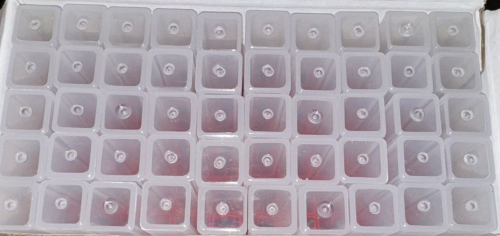 Nail Polish Drill Bit 50 Pack, Unbranded – a box with several different sized plastic containers