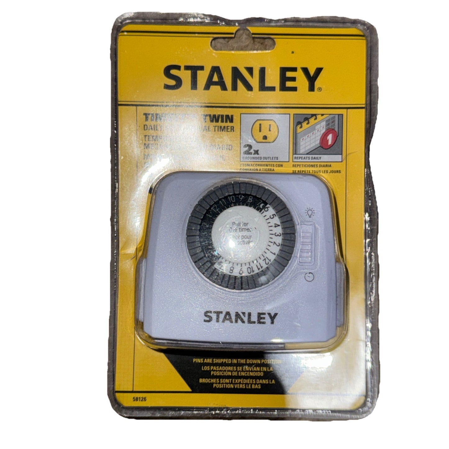 Stanley TimeIt Twin 2 Outlet Timer