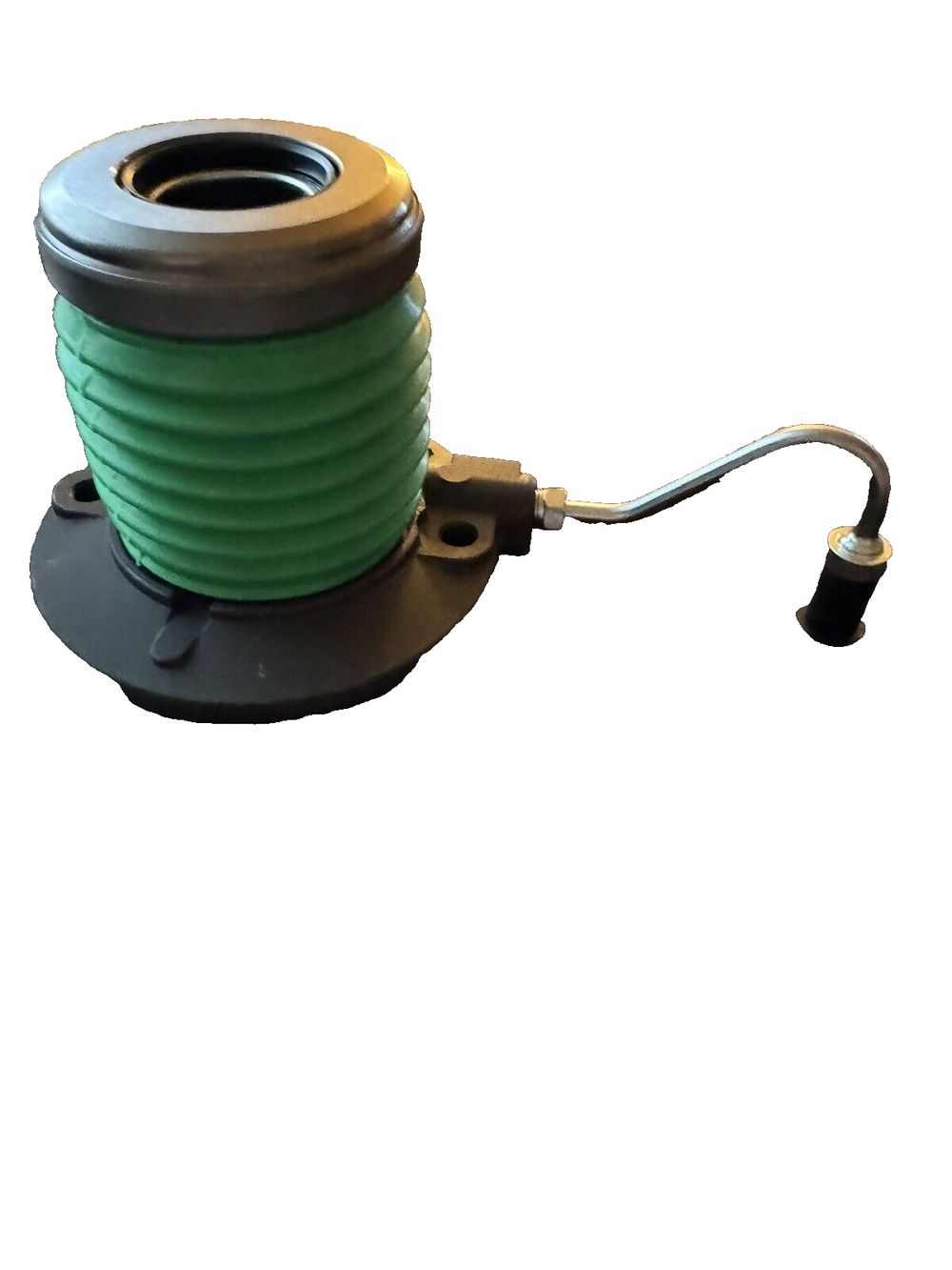 Dorman CS650109 Clutch Slave Cylinder Compatible with Select Ford Models – a green hose with a black handle