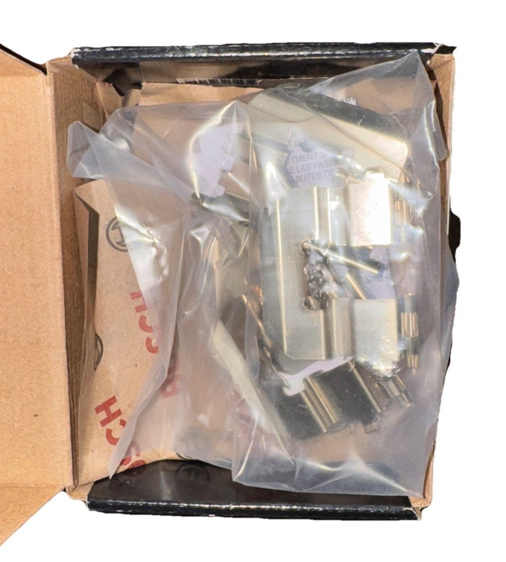 Bosch BC1544 QuietCast Premium Ceramic Disc Brake Pad Set – a box with a small object inside of it