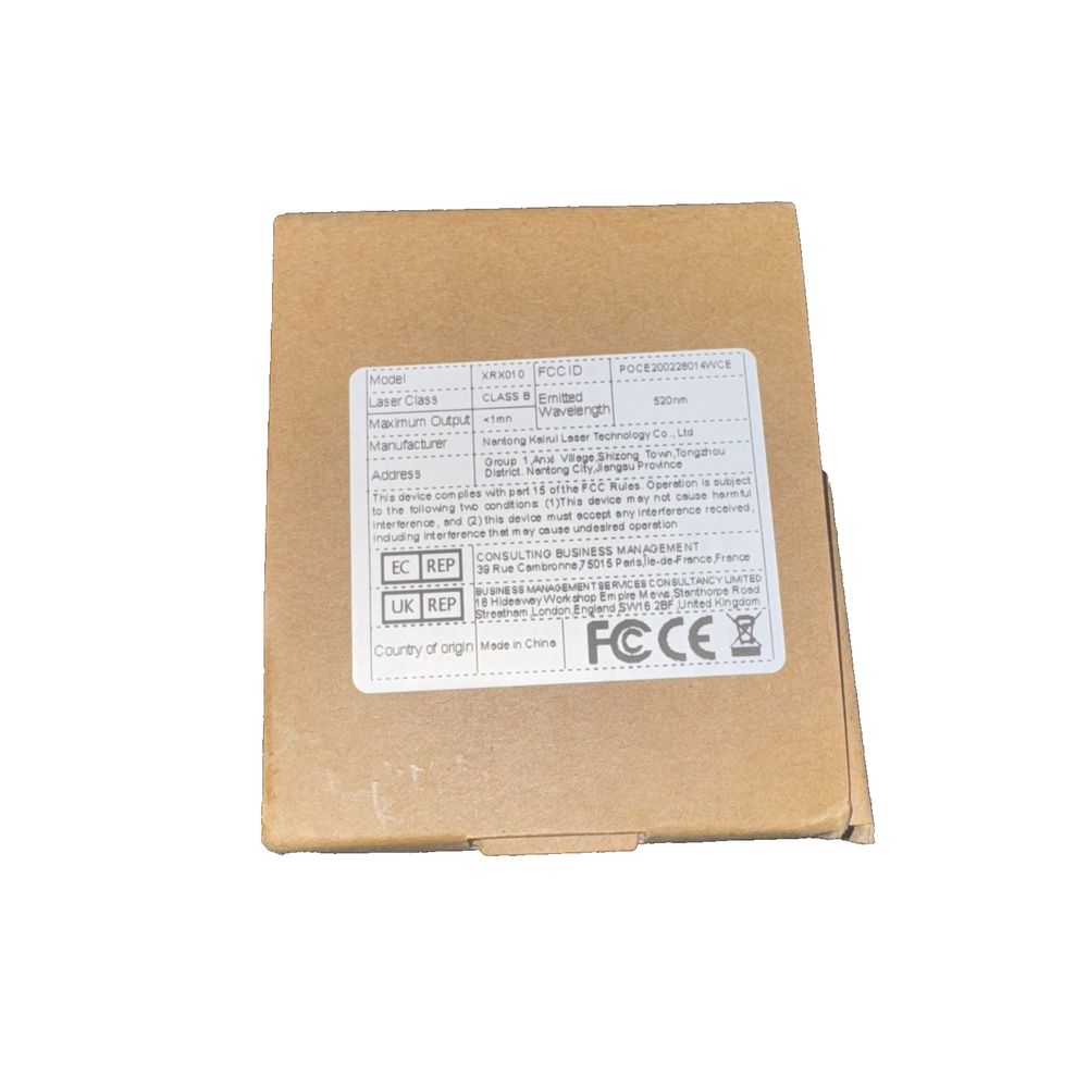 Mcro XRX010-L Self Leveling laser – a box of the new product