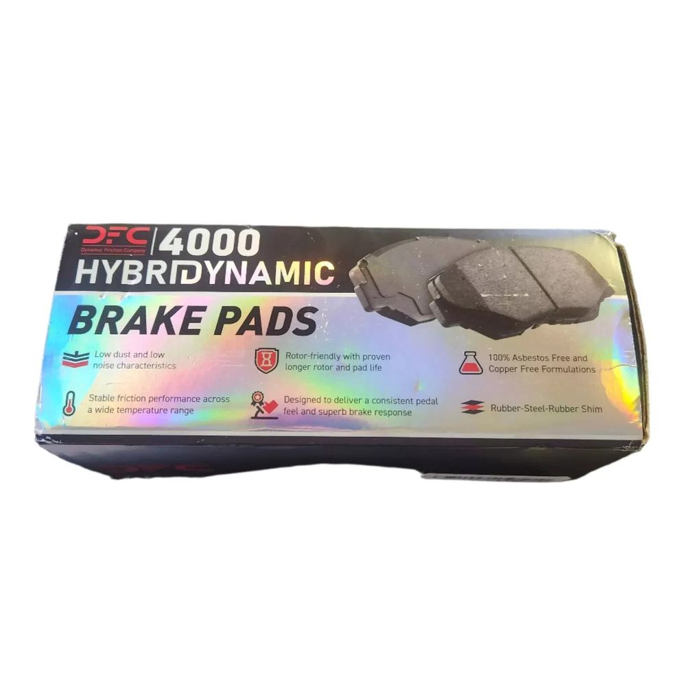 Dynamic Friction Co 4000 Semi-Metallic Brake Pads for Superior Stopping Power, DFC – brake disc brake pads for toyota