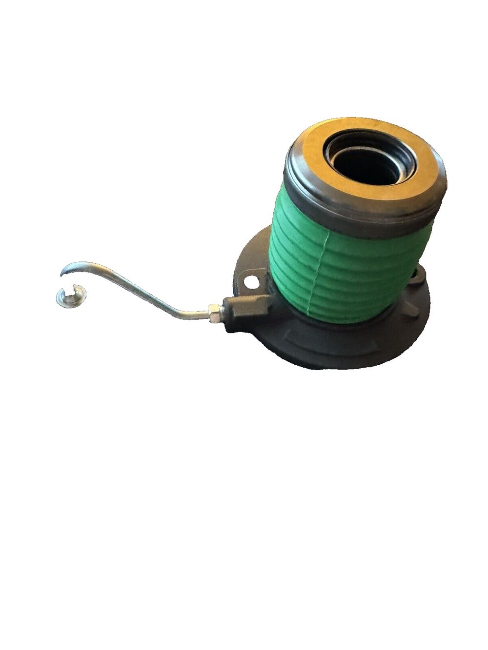 Dorman CS650109 Clutch Slave Cylinder Compatible with Select Ford Models – a green hose with a white background