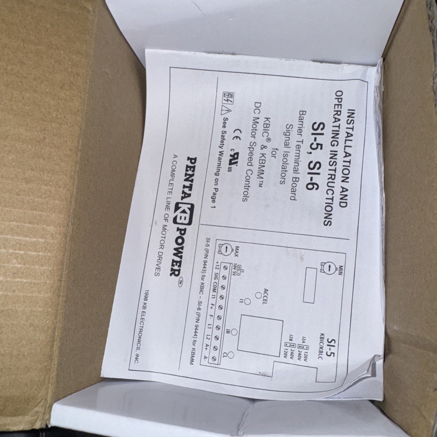 KBIC KB Electronics Signal Isolator (SI-5) 9443