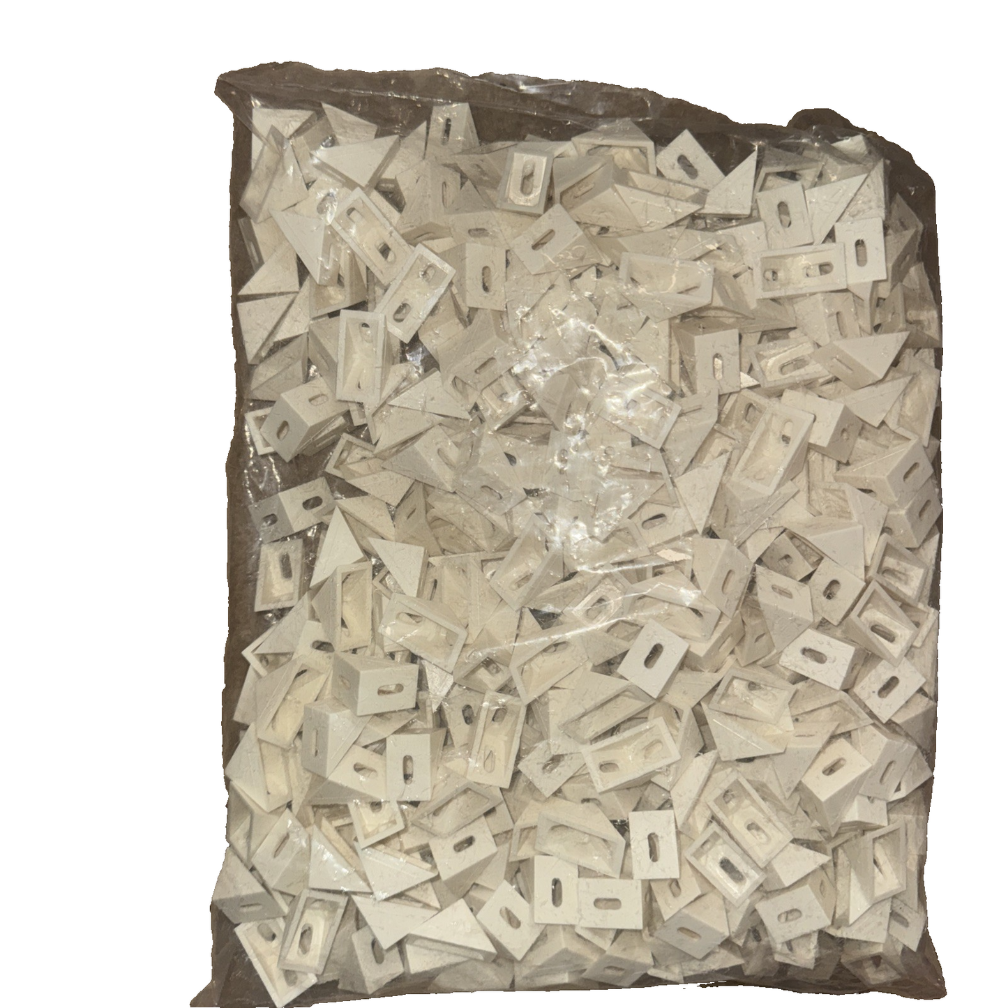 Hafele 260.47.700 Corner Bracket, plastic, white, 24mm x 24mm x 17mm 500 Pack