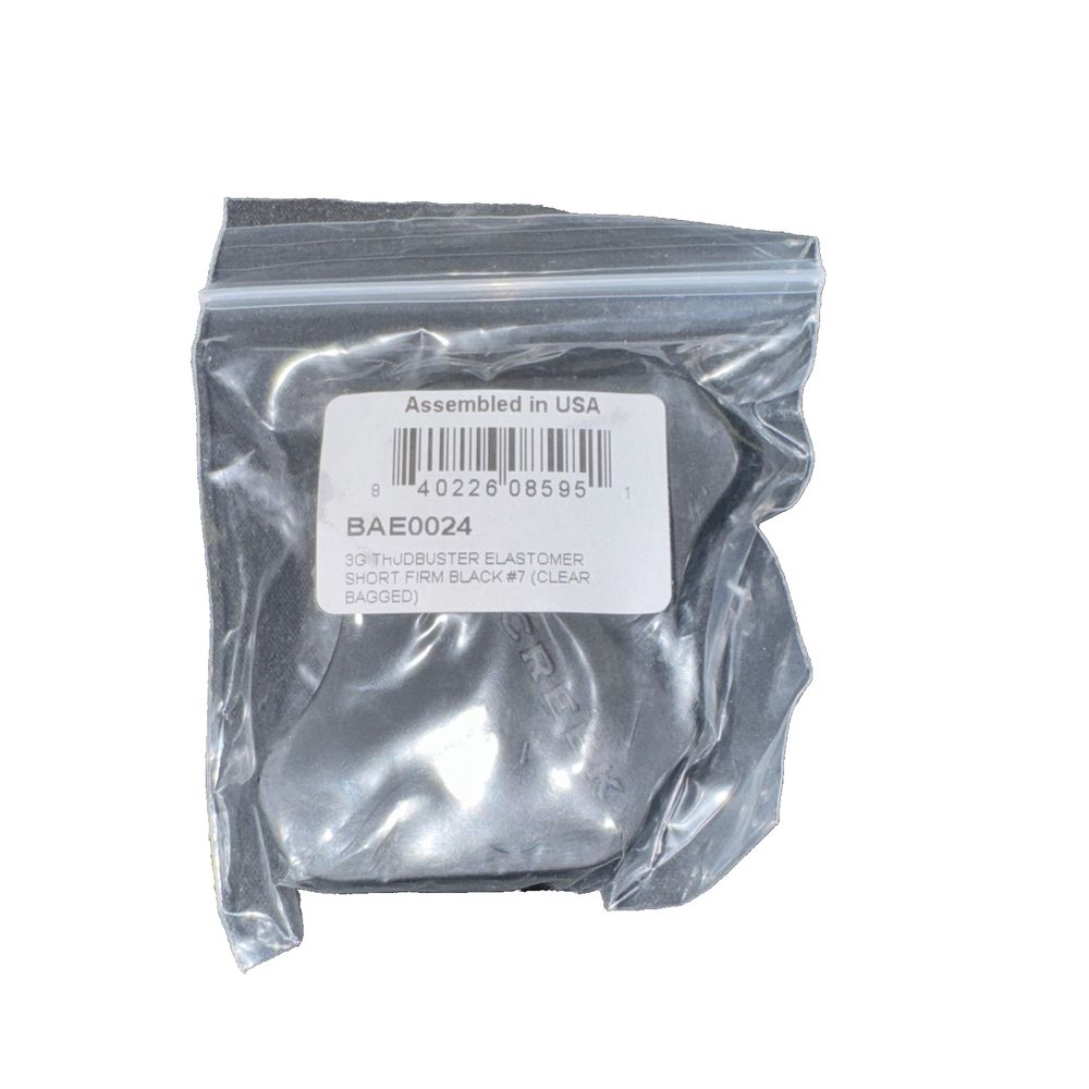 CaneCreek 3G Elastomer Short Firm Black #7 (Clear Bagged) – a bag of silver colored powder