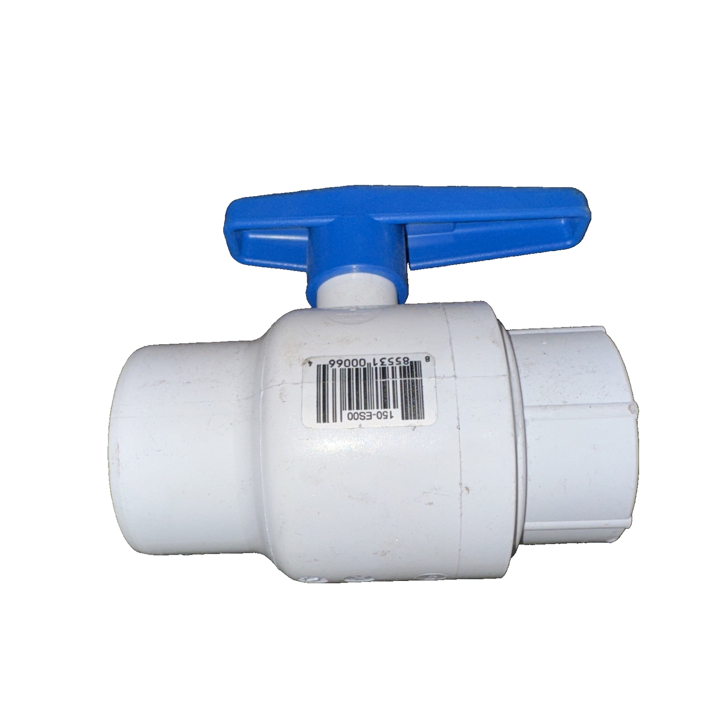 Praher 150-ES00 Econo-Seal Ball Valve, 1-1/2 In. Socket, PVC Schedule 40