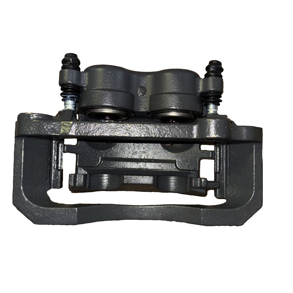 Nugeon 99P17665B Coated Caliper Semi Load – a pair of black metal clamps with a white background
