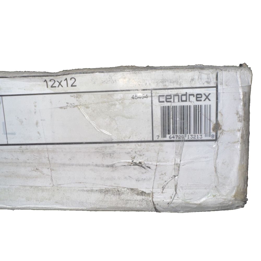 CENDREX PFI-12X12 Access Door, 12 in W, Steel, White, Powder-Coated – a box of white paper with a black stripe
