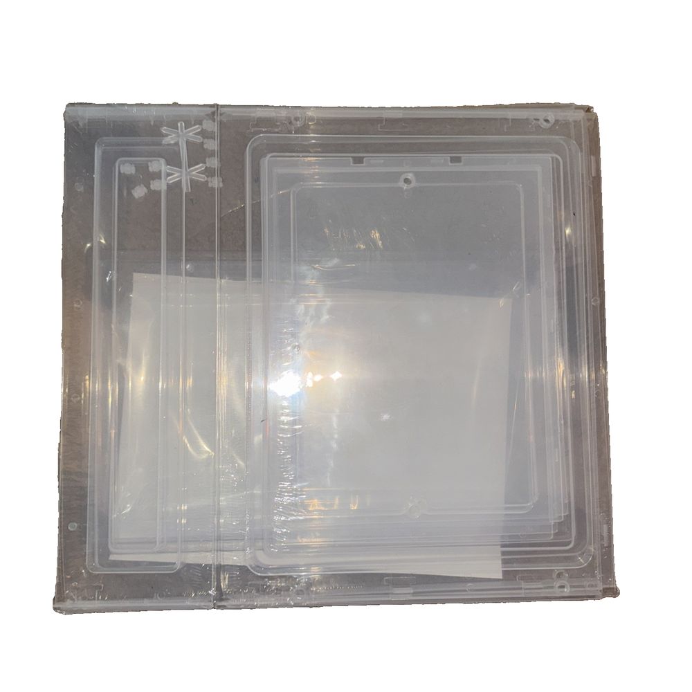 High Top Shoe Storage Box 4 Pack, Unbranded – a clear plastic case with a white plastic cover