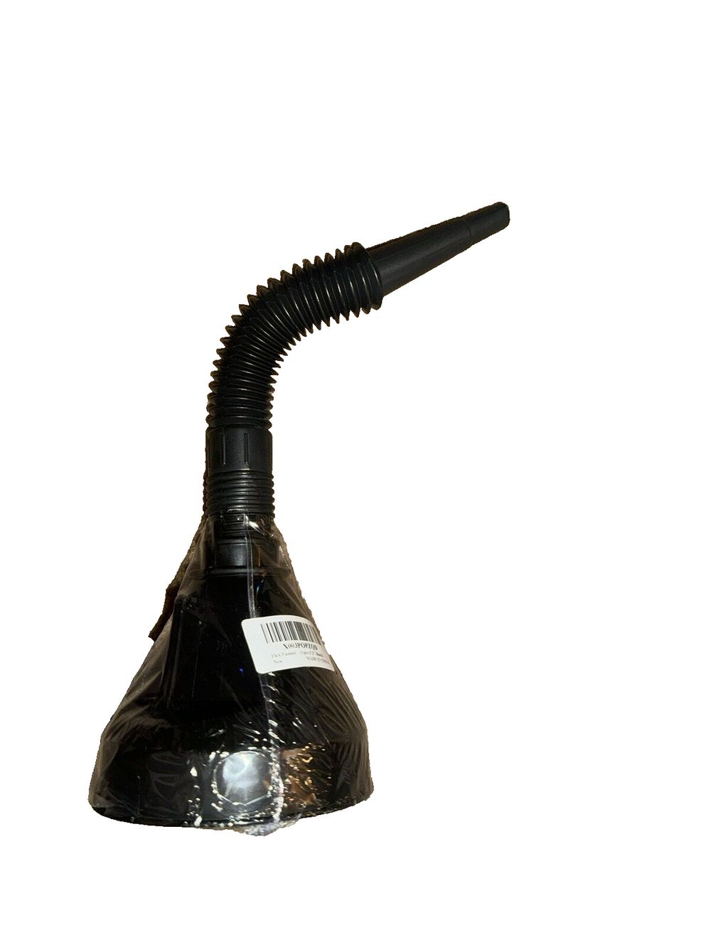 U-BCOO Multi-fFunctional Plastic Funnel Oil Funnel with Flexible Extension Nozzl – a black lamp with a white background