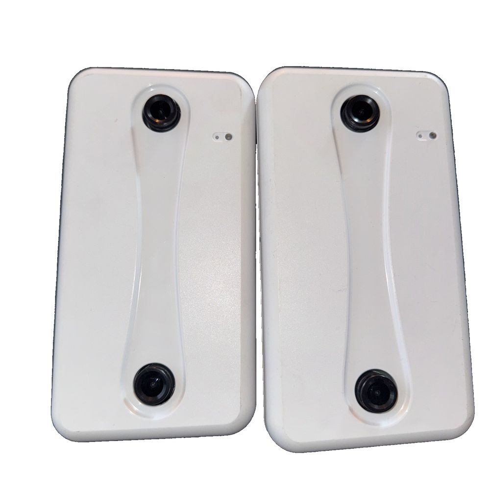 SHOPPERTRAK ORBIT 8 DDORB1801 PEOPLE COUNTING CAMERA SYSTEM BY SENSORMATIC2 Pack, DaveyDooDeals – two white plastic door handles