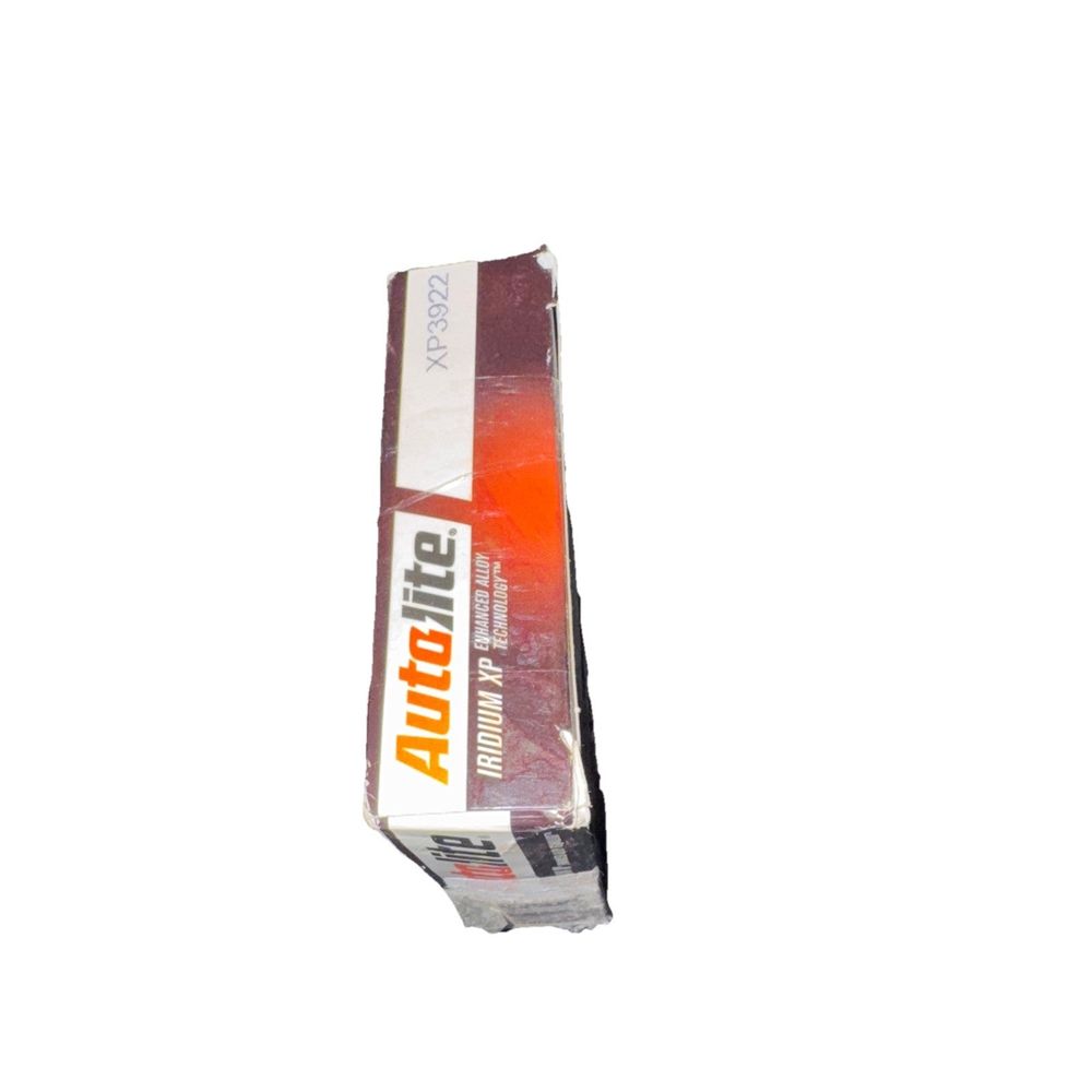 Autolite Iridium XP Automotive Replacement Spark Plugs, XP3922 (4 Pack) – a tube with a white background and a red tube