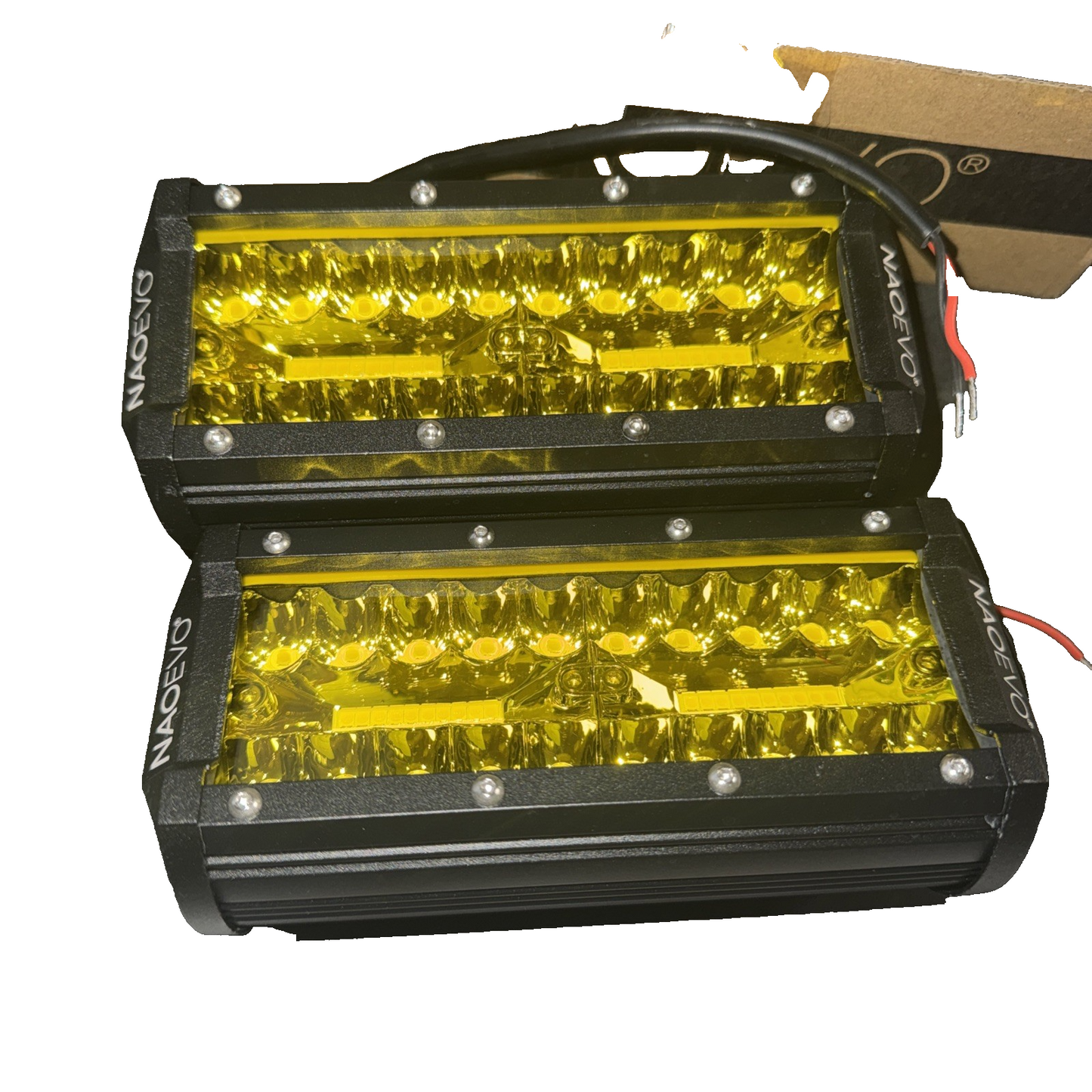 NAOEV0 7 Inch LED Light Bar, 240W, 24,000LM Offroad Fog/Driving Lights