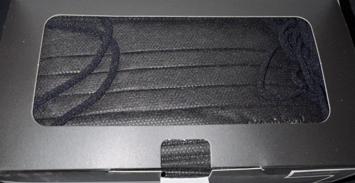 Cranberry Carbon 4-Ply Face Masks Carbon black C2900K 50 Pack