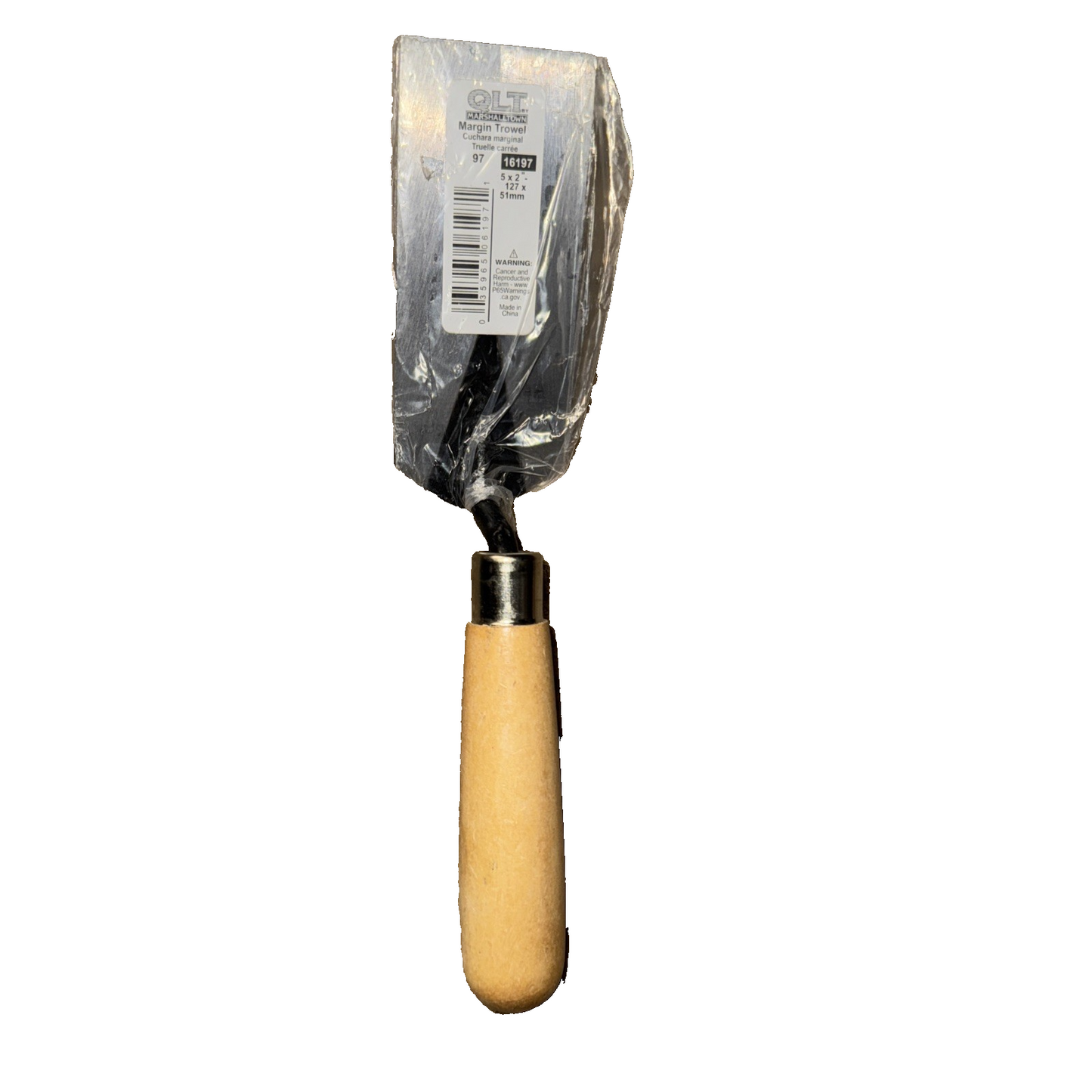 Marshalltown Masonry Margin Trowel, 5 Inches by 2 Inches, Carbon Steel Blade,