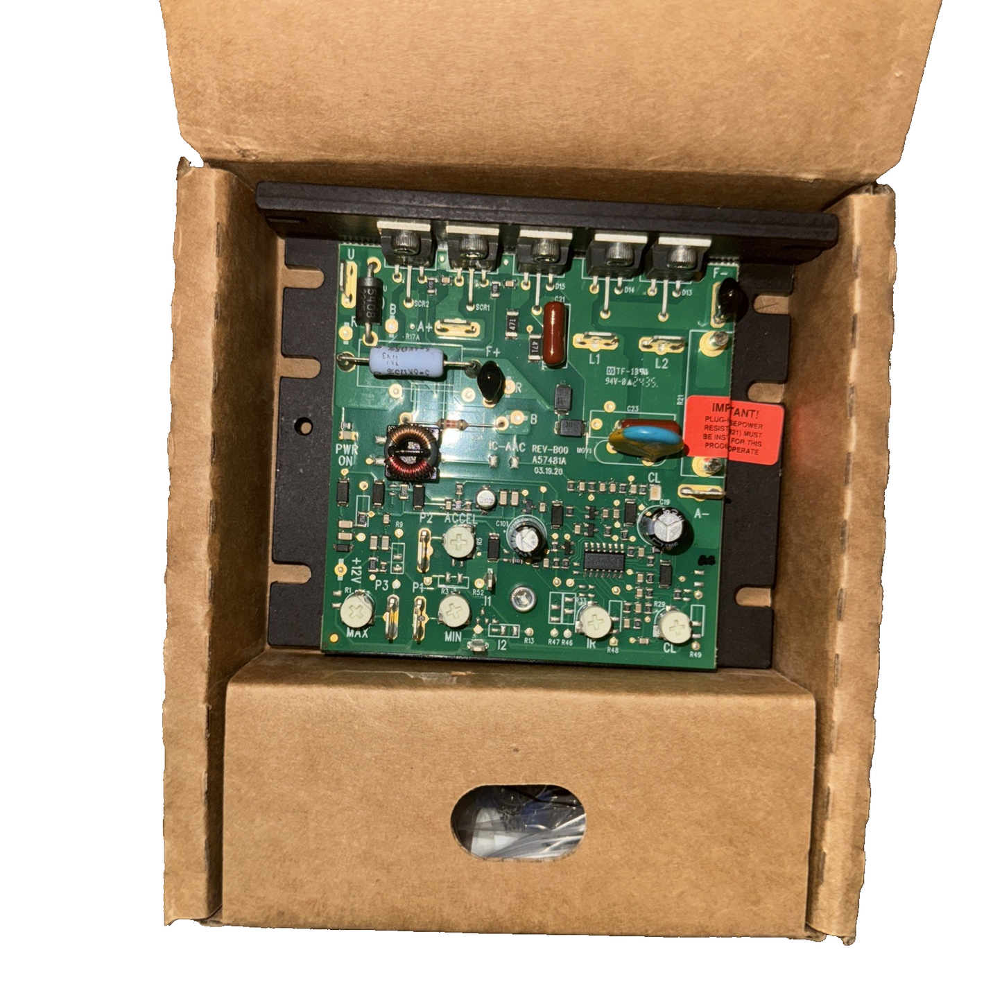 KBIC-125 (9433), SCR DC Drives, 115 Vac Input, 0-130 Vdc Output,