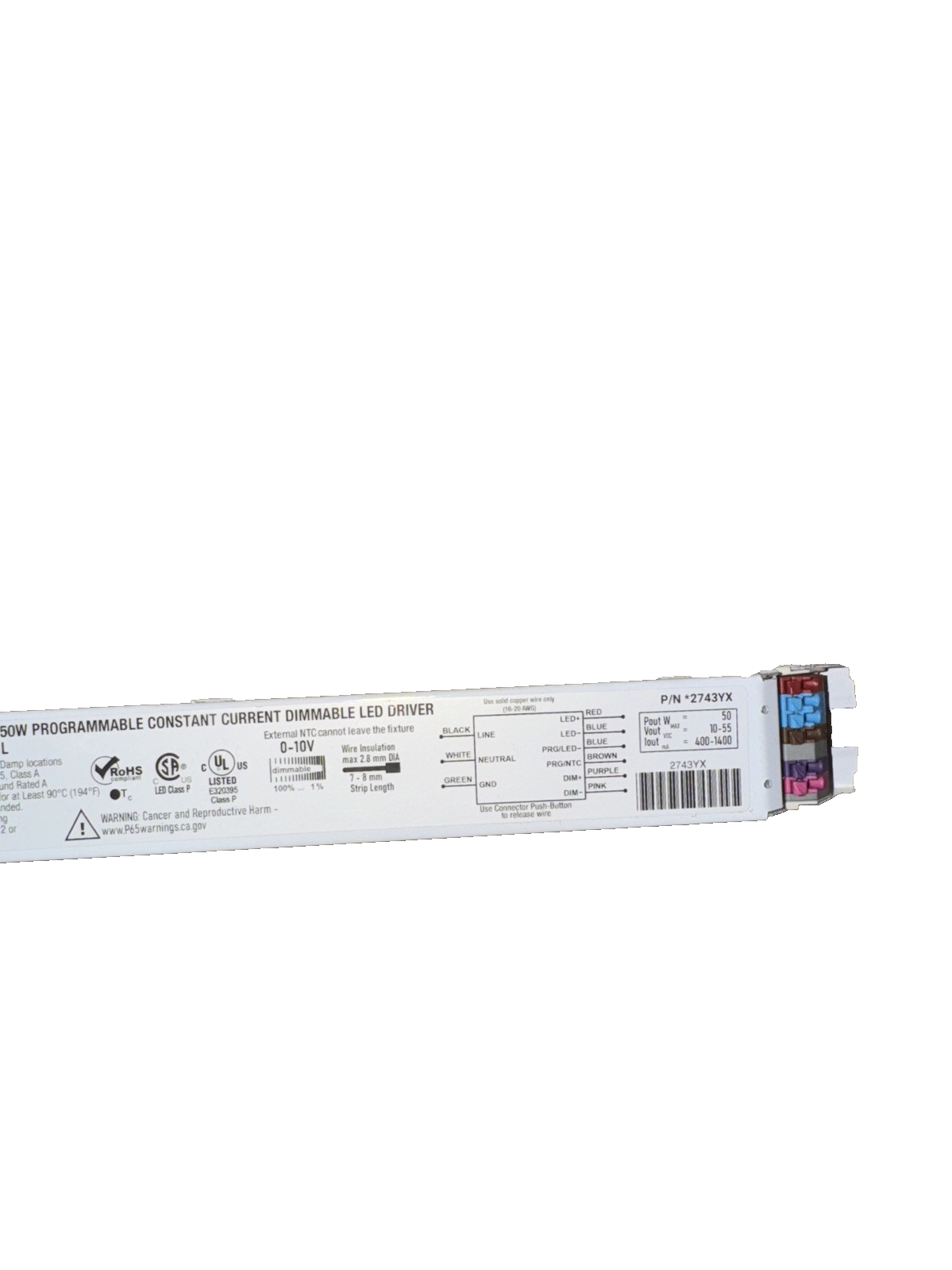 OTi50/347/1A4 DIM-1 L OPTOTRONIC (79676/*2743YX) Programmable LED Driver