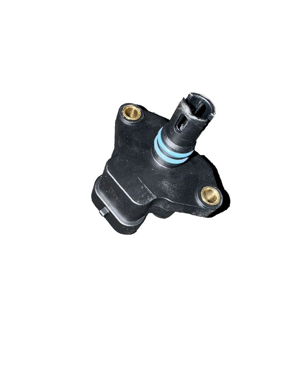 URO Parts 12140872648 MAP Sensor – a black plastic water pump with a brass fitting
