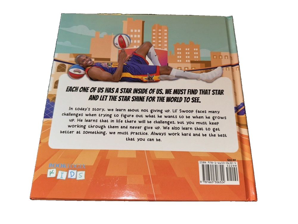 When I Grow Up By Dwayne Simpson, DaveyDooDeals – the back cover of the book, with the title