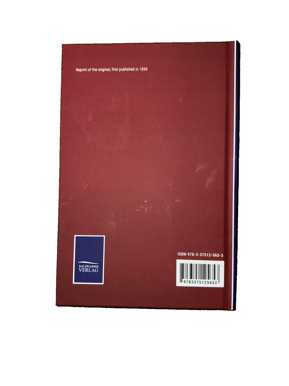 Contributions to the Criticism of the Greek New Testament, DaveyDooDeals – a red hardcover book with a blue cover