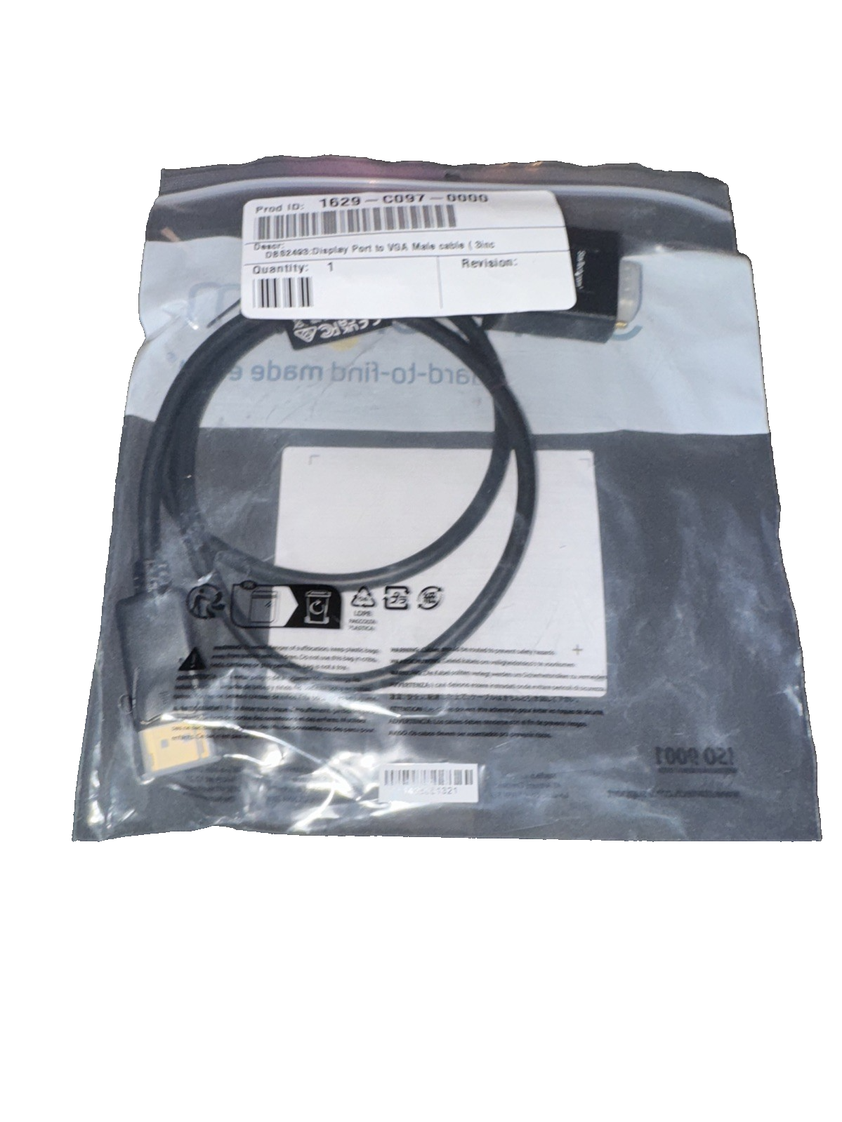 StarTech.com 3ft (1m) DisplayPort to VGA Cable - Active DisplayPort to VGA