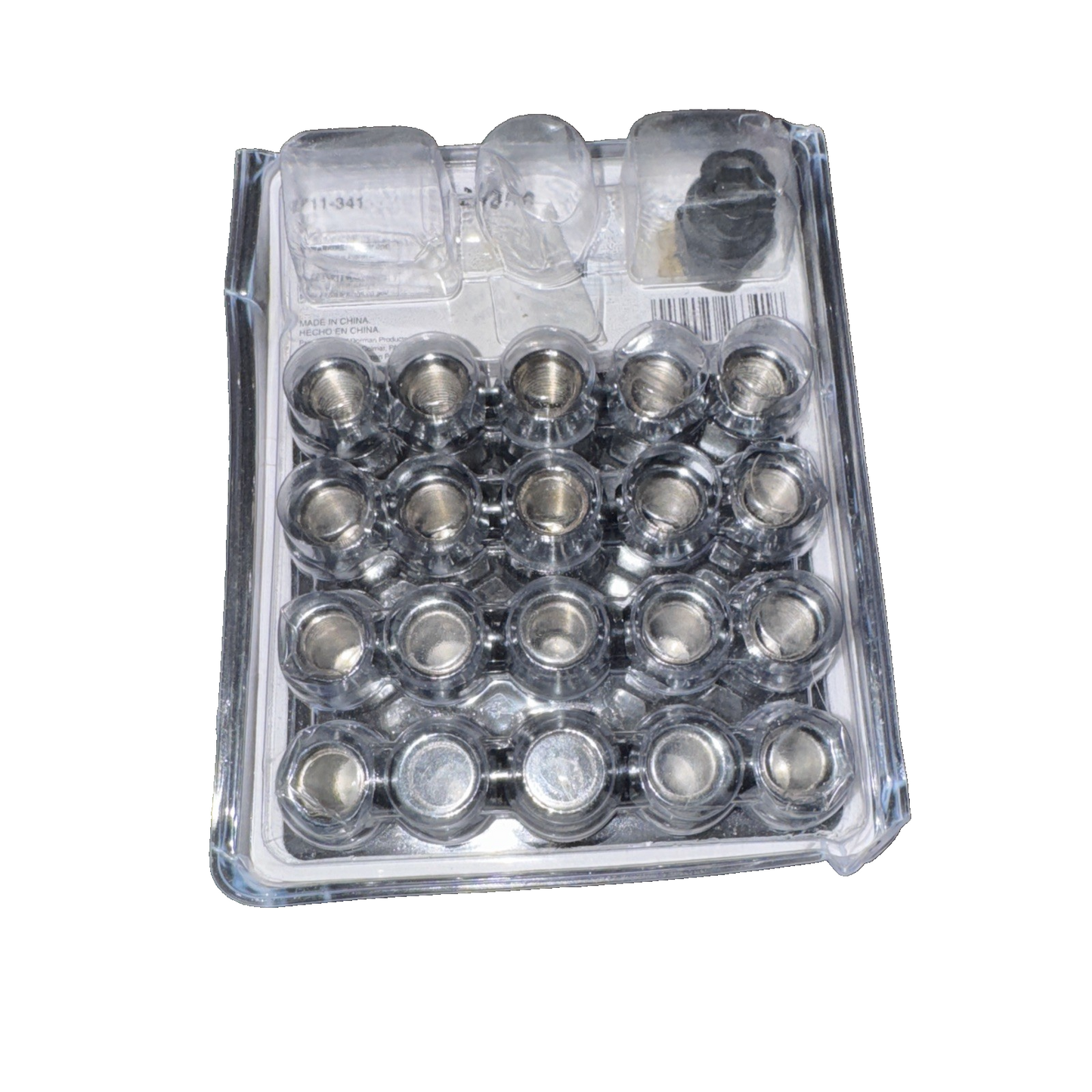 Dorman 711-341: Chrome Acorn Set 2-Pc M12-1.50