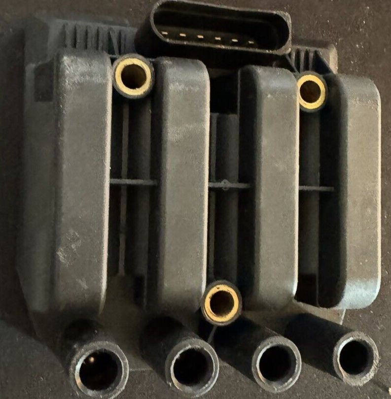 A-Premium Engine Ignition Coil Pack Compatible with Volkswagen Jetta 2001-2005, – a pair of ignition wires and connectors