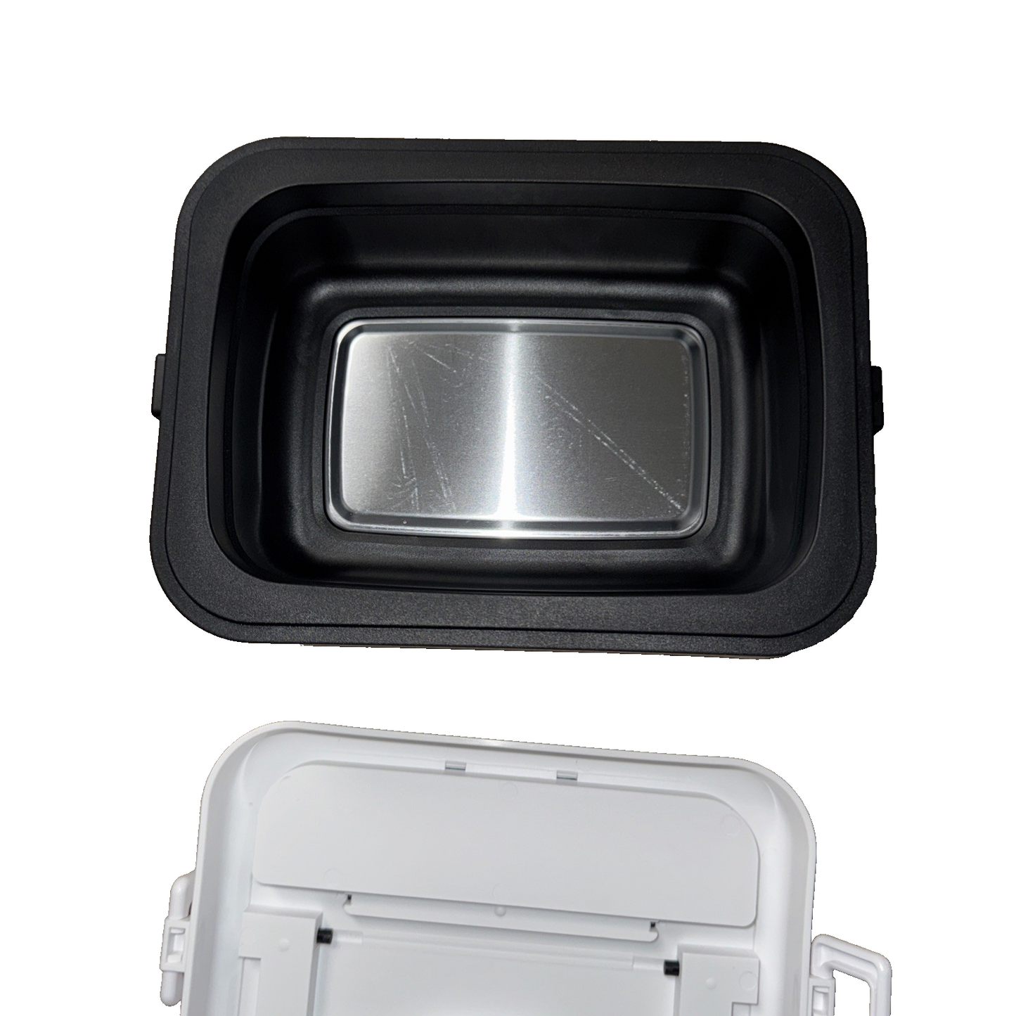 White Smart Heated Lunch Box 60 W 1L Capacity ( No Charging Cord - USB C)