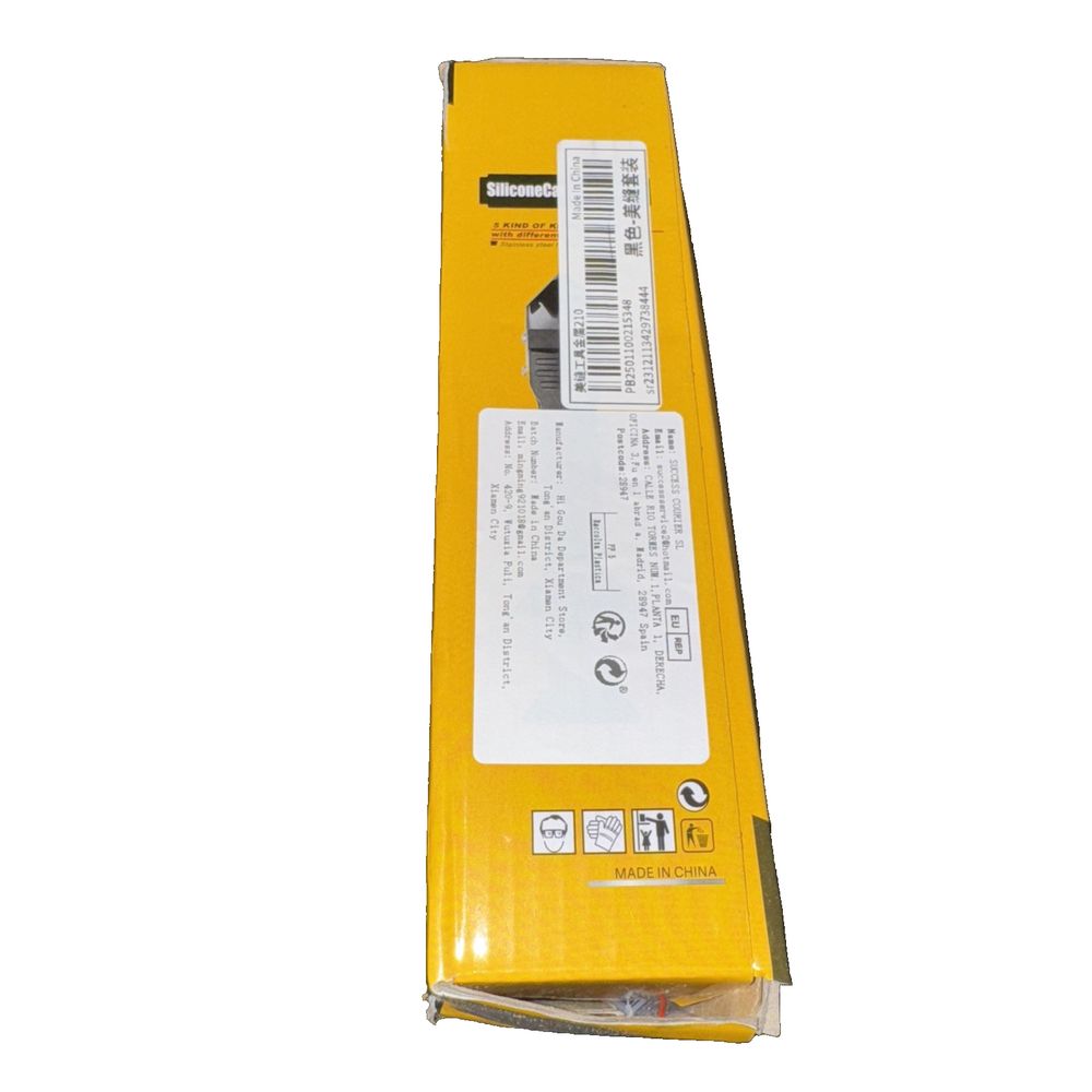 Silicone Caulking Tool 5 in 1 Durable Tool, Unbranded – a yellow box with a label on it