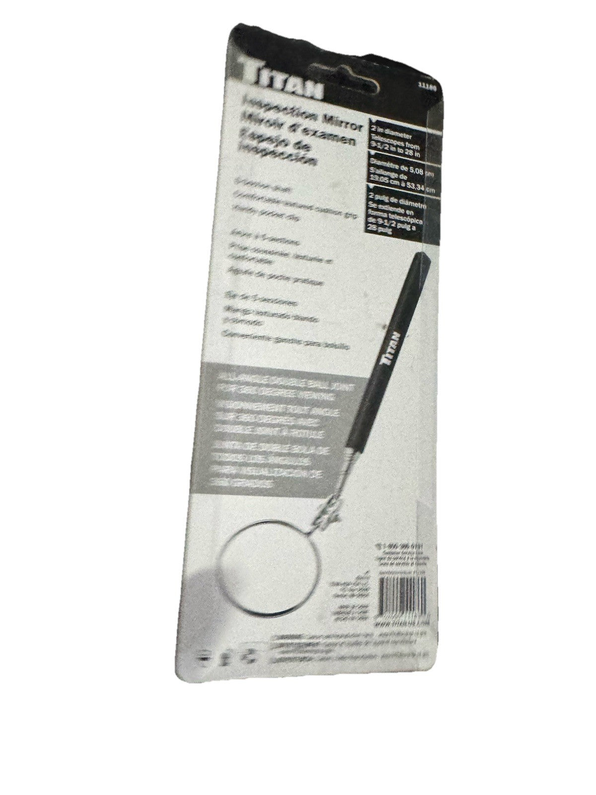 Titan 11186 Telescoping Inspection Mirror