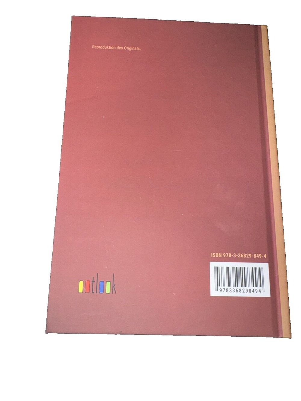 Der Knig von Rothenburg: in Grodruckschrift, DaveyDooDeals – a red hardcover book with a white background