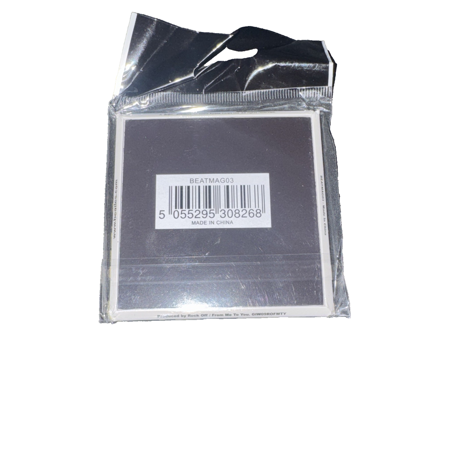 The Beatles Abbey Road 75mm x 75mm steel fridge magnet