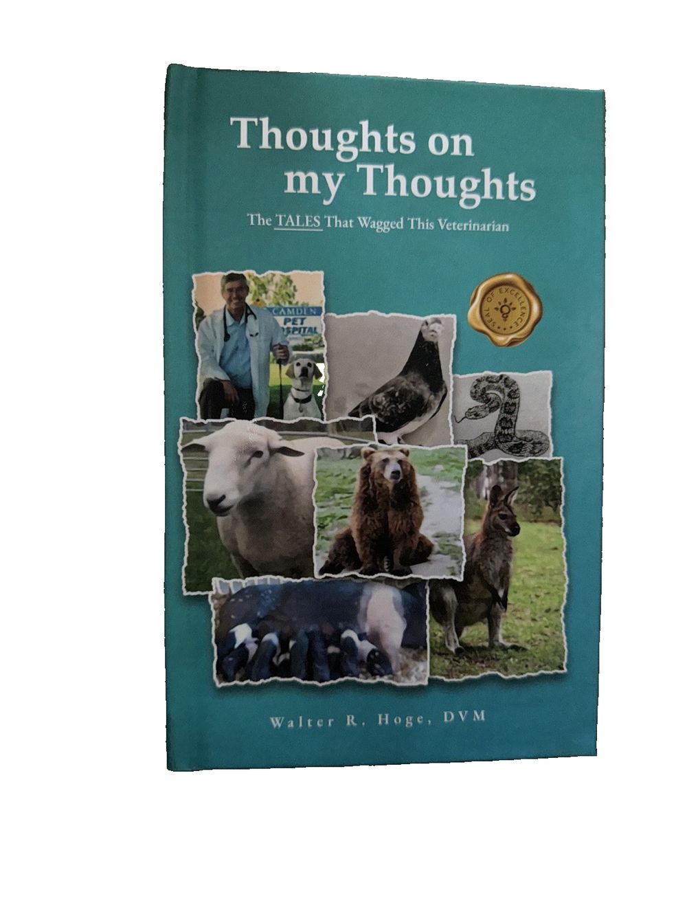 Thoughts on my Thoughts: The TALES That Wagged This Veterinarian, DaveyDooDeals – the book cover for the book, ' thoughts '